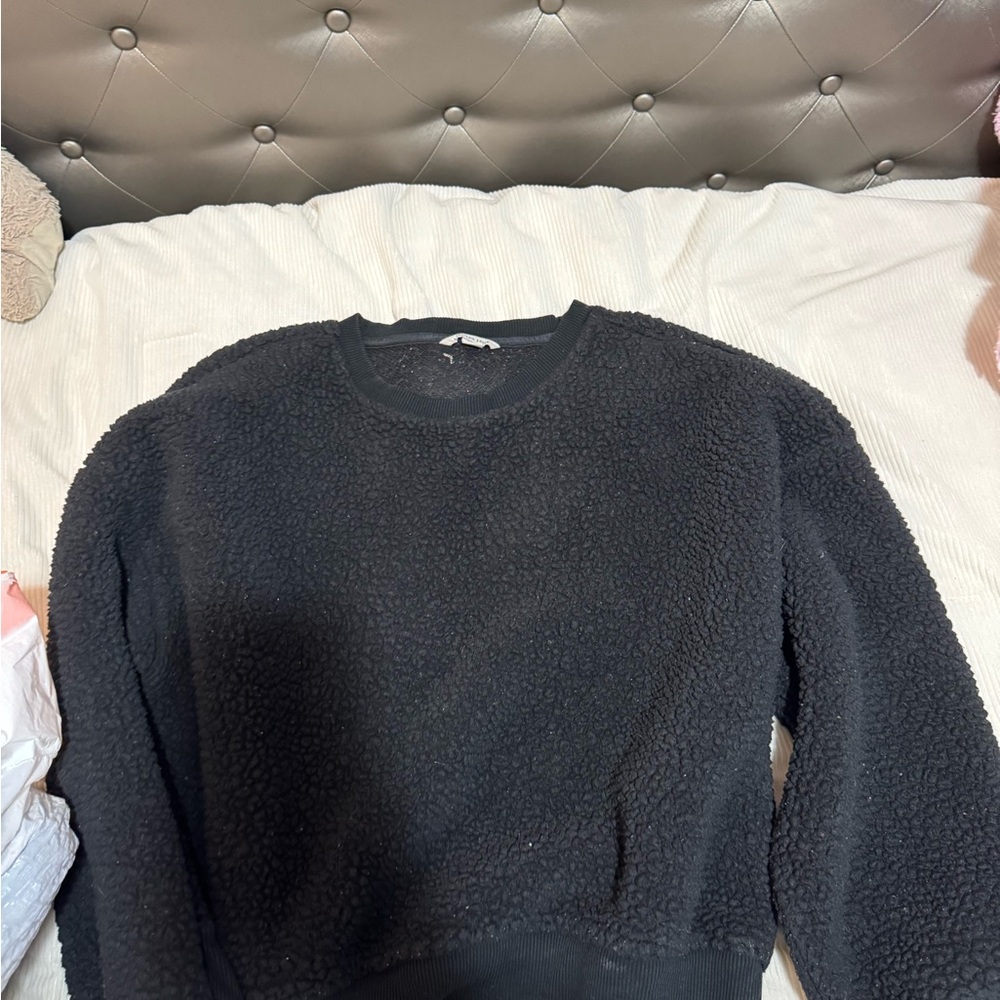 American Eagle Outfitters Black Crew Neck Sweater